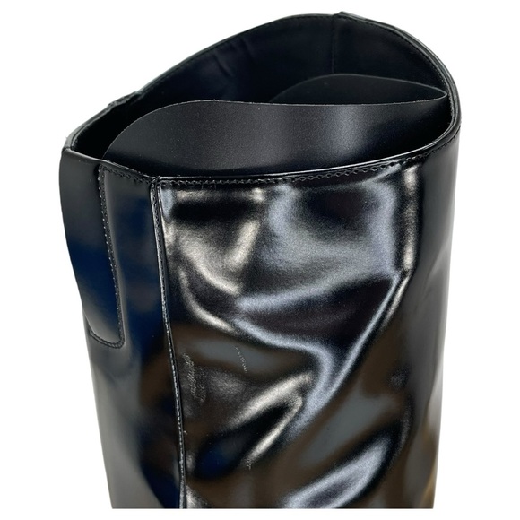 Sam Edelman Cesar Black Snip-Toe Knee High Womens Riding Boots Size 7M - Picture 9 of 14